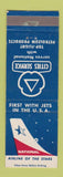 Matchbook Cover - Cities oil gas National Airlines