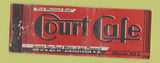 Matchbook Cover - Court Cafe Albuquerque NM WORN Full Length