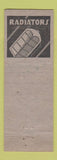 Matchbook Cover - Southern Auto Radiator Chattanooga TN Christmas