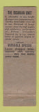 Matchbook Cover - Bishman Power Unloaders Hutchinson MN