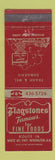 Matchbook Cover - Flagstones Restaurant Newington NH