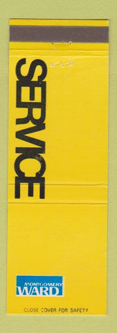 Matchbook Cover - Montgomery Ward Department Store Service