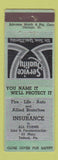Matchbook Cover - John Fenstermacher Insurance Telford PA ADVANCE 1937