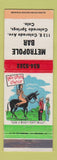 Matchbook Cover - Metropole Bar Colorado Springs hillbilly