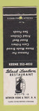 Matchbook Cover - Black Lantern Restaurant Keene Troy NH DD Bean WEAR