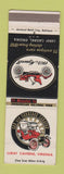 Matchbook Cover - Luray Caverns VA Car Carriage Caravan