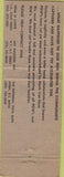 Matchbook Cover - Communistic Message POW MIA Vietnam