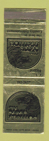Matchbook Cover - Black Stallion Country Nite Club Colorado Springs WEAR