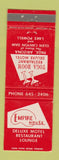 Matchbook Cover - Empire House Motel Restaurant Page AZ