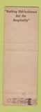 Matchbook Cover - Blue Spruce Motel Cabins Manistique MI WEAR