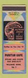 Matchbook Cover - Puritan Cafe Willmar MN
