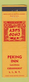 Matchbook Cover - Peking Inn Cedarhurst LI NY Chinese