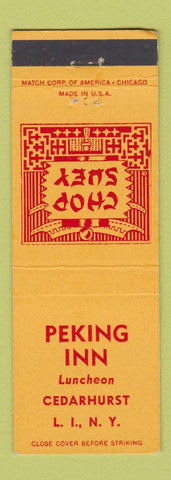 Matchbook Cover - Peking Inn Cedarhurst LI NY Chinese