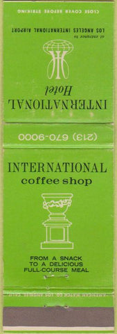 Matchbook Cover - International Hotels Los Angeles CA WEAR