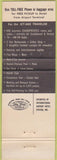 Matchbook Cover - International Hotels Los Angeles CA WEAR
