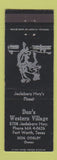 Matchbook Cover - Don's Western Village Fort Worth TX