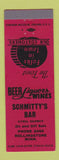 Matchbook Cover - Schmitty's Bar Rollingstone MN