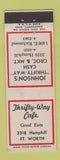 Matchbook Cover - Thrifty Way Cafe Fort Worth TX grocery