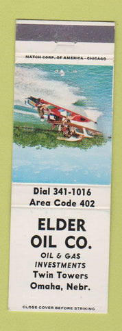 Matchbook Cover - Elder Oil Company gas Omaha NE