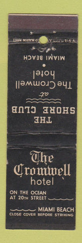 Matchbook Cover - Cromwell Hotel Miami Beach FL