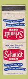 Matchbook Cover - Schmidt Beer St Paul MN