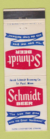 Matchbook Cover - Schmidt Beer St Paul MN