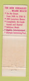 Matchbook Cover - Versailles Hotel Miami Beach FL