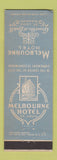 Matchbook Cover - Melbourne Hotel St Louis MO
