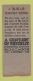 Matchbook Cover - 1933 Chicago World's Fair Travel Transport Building BOBTAIL
