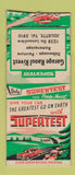 Matchbook Cover - Supertest oil gas Garage Raoul Rivest Joliette QC BOBTAIL