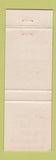 Matchbook Cover - JD Buck Whiteaker County Commissioner