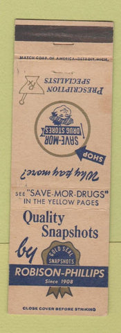 Matchbook Cover - Robison Phillips Drug Store
