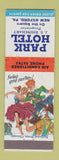 Matchbook Cover - Park Hotel Nex Oxford PA hillbilly