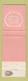 Matchbook Cover - Fontainebleau Hotel Miami Beach FL La Ronde WEAR