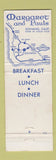 Matchbook Cover - Margaret and Pauls Danish American Restaurant Solvang CA