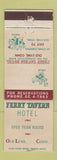 Matchbook Cover - Ferry Tavern Hotel Old Lyme CT WEAR
