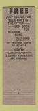 Matchbook Cover - Rossville Lumber Hardware IN WEAR