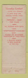 Matchbook Cover - Cornelius Apartment Hotel Seattle WA WEAR