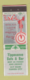 Matchbook Cover - Tippecanoe Cafe Canon City Colorado Christmas 1940 girlie WEAR
