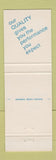 Matchbook Cover - Montgomery Ward Stores Quality