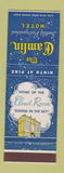 Matchbook Cover - Camlin Hotel Seattle WA