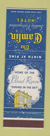 Matchbook Cover - Camlin Hotel Seattle WA