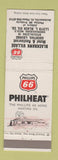 Matchbook Cover - Phillips 66 oil gas Blackhawk Village Motel Jacksonville IL