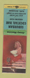 Matchbook Cover - Suburban Cocktail Bar Flint MI pinup WEAR