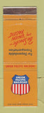 Matchbook Cover - Union Pacific Railroad Specific WEAR