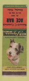 Matchbook Cover - Ace Bar Omaha NE Wire Haired Terrier WEAR