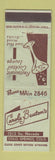 Matchbook Cover - Carole Beaton's Restaurant Colorado Springs WORN
