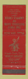 Matchbook Cover - First National Bank Cripple Creek Colorado