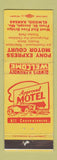 Matchbook Cover - Pony Express Motor Court Motel Elwood KS WEAR