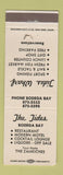 Matchbook Cover - The Tides Bodega Bay CA